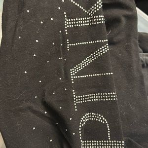 Pink shine bling leggings